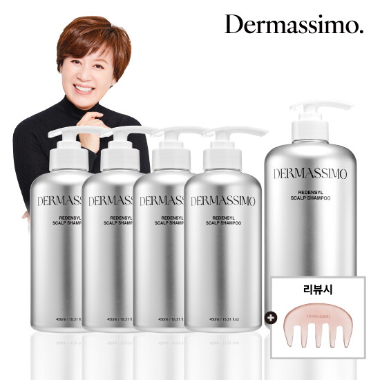 [더마시모]★방송중에만★[박미선패키지] 리덴실 스칼프 샴푸 450ml 4통+전고객 초대용량 1,000ml 1통