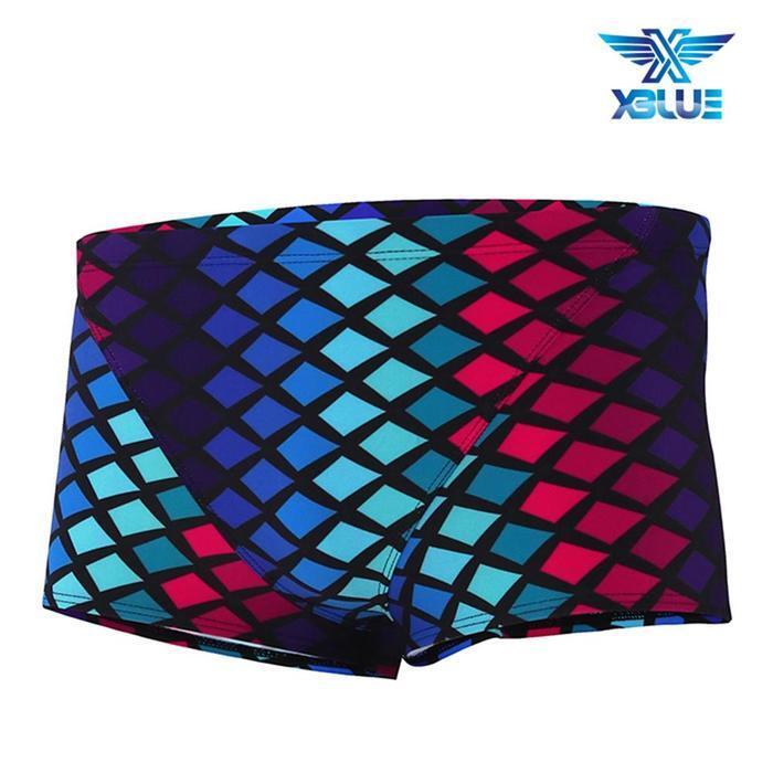 셀러허브잡화 XBLUE 남자 탄탄이 숏사각 수영복 G43196 실내수영용