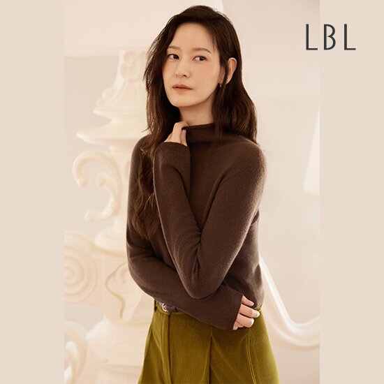 [LBL] 26FW 퓨어캐시미어100 터틀넥 니트
