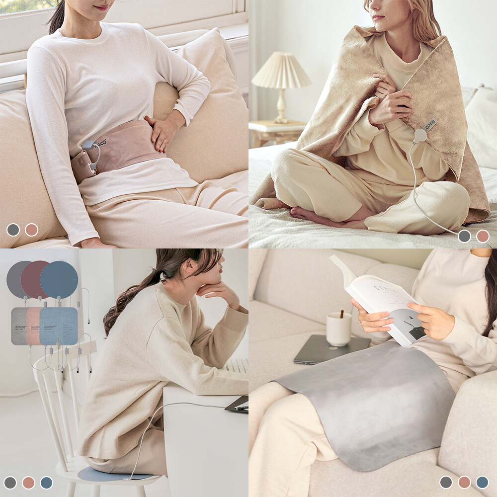 잉코 [잉코X롯데홈쇼핑] 추울땐 잉코!뉴 프리미엄 슬림핏 온열찜질기 외 전기담요/방석  특별전