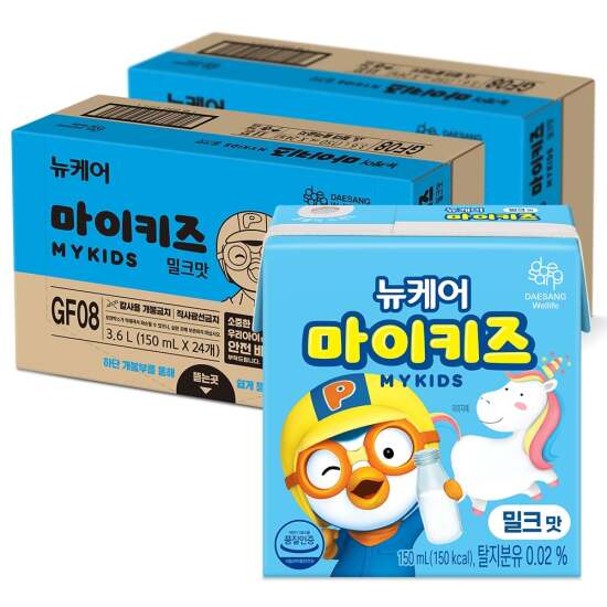 [대상웰라이프][빠른배송] 대상웰라이프 뉴케어 마이키즈 밀크맛 (150mlx24팩), 2박스