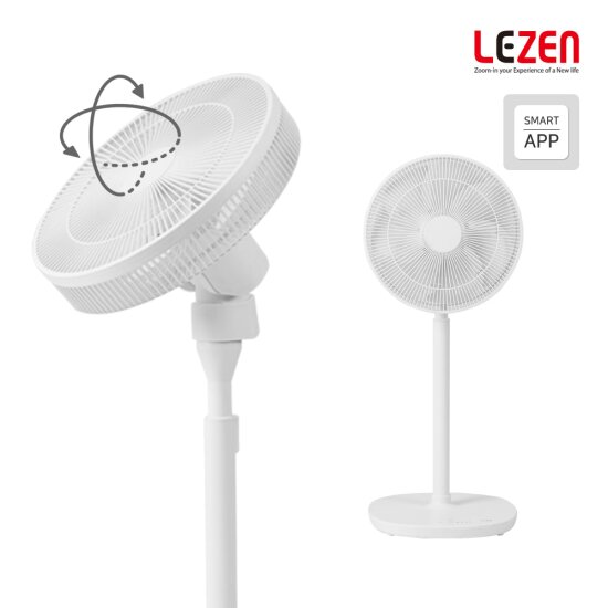 [리퍼][빠른배송]21년 르젠 앱연동 BLDC 입체회전 선풍기 LZDF-TR860