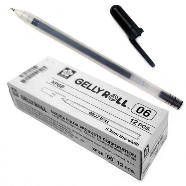 지오벤처스 사쿠라 젤리롤 볼펜 겔리롤펜 면세점 사무 젤 펜 0.6mm 1다스