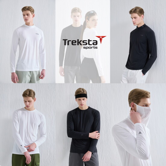 [트렉스타]O 트렉스타 25SS 남성 쿨 러너 베이스레이어 4종 + 마스크 1종 세트