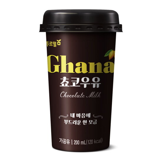 [푸르밀]푸르밀 가나초코우유 CUP 200ml 20개입