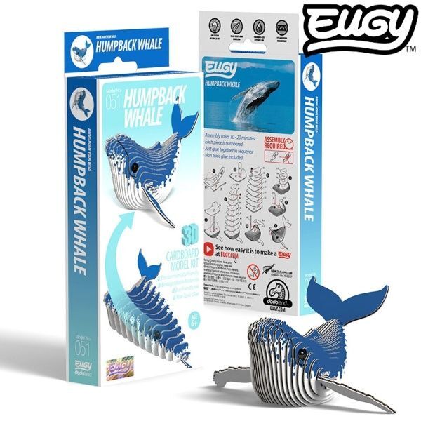 이슬라글로벌 교보문고 유기(Eugy) 3D퍼즐 Humpback Whale 혹등고래 051