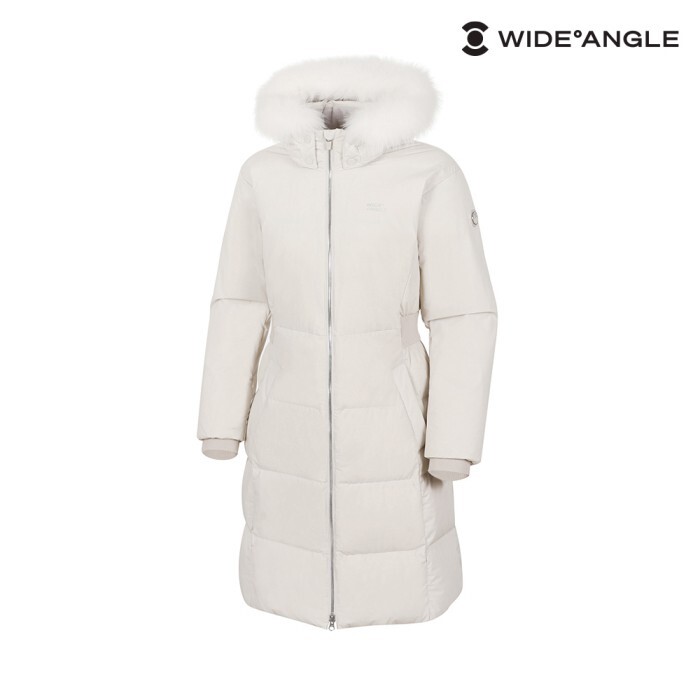 와이드앵글 와이드앵글 공식 여성 TO 페르소나 폭스퍼 롱다운 자켓 L_WWW24533SA(정상가:599,000)
