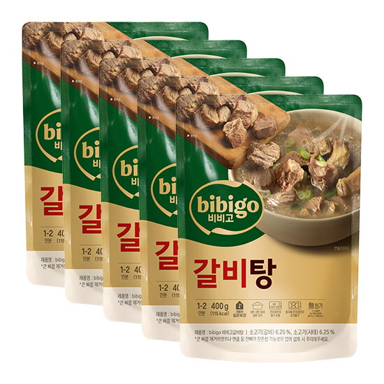 [비비고](CJ제일제당) 비비고 갈비탕 400G 5봉