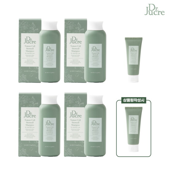 [닥터쥬크르][6주년기획패키지] 닥터쥬크르 줄기세포배양액 탈모 샴푸 500ml * 4 + 샴푸 70ml