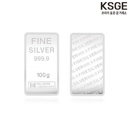 ★한정수량★ SILVER 999.9 럭키 실버바 100g
