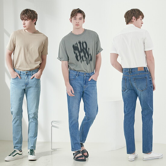 [맥스튜어트]McSTUART 뉴요커 NEW 스트레이트핏 텐션 데님 남성 3종
