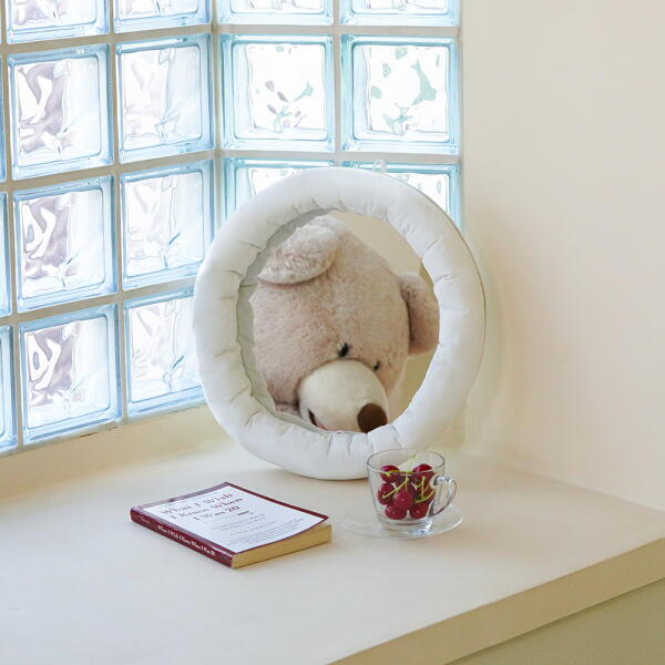 아트박스 아트박스/아이노비아 오르미 애쉬미러 인테리어 쿠션거울 벽거울 화장