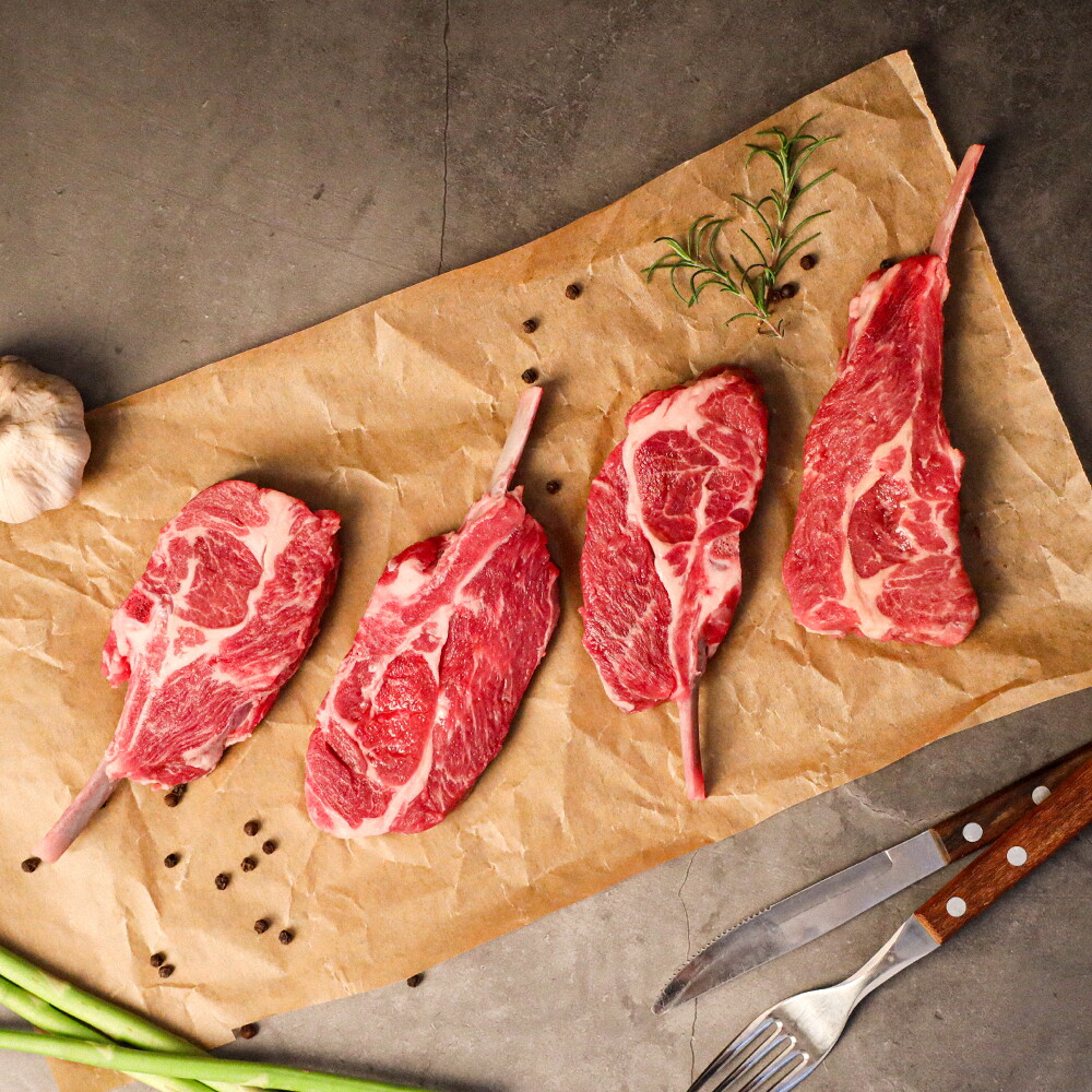 (주)직통미트 데일리이츠 [데일리이츠] 뉴질랜드 양고기 양갈비 숄더렉 300G 2팩 (600G)