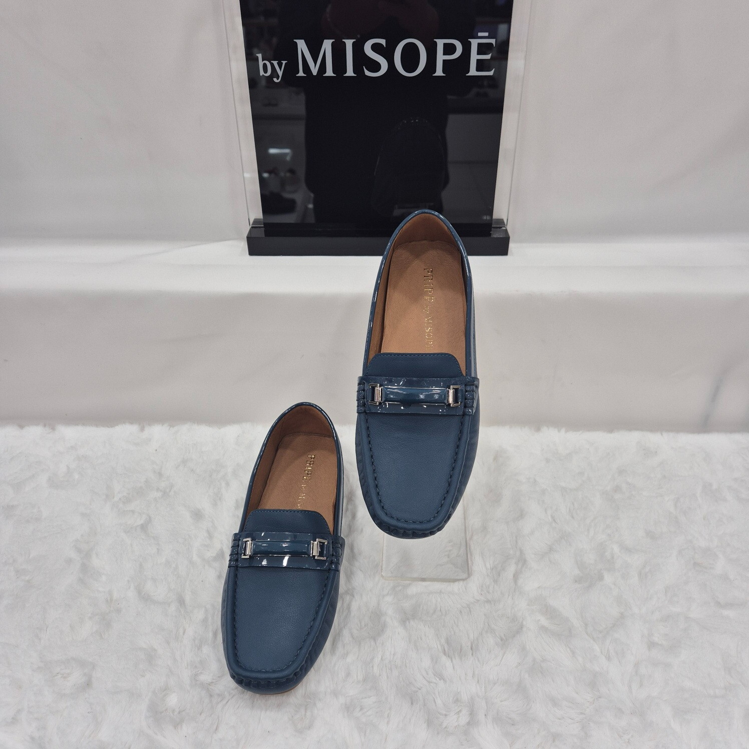 미소페 (패플) [미소페]By미소페 여성 클래식 메탈 포인트 로퍼 112HH439GH010 BLUE 2_JJ