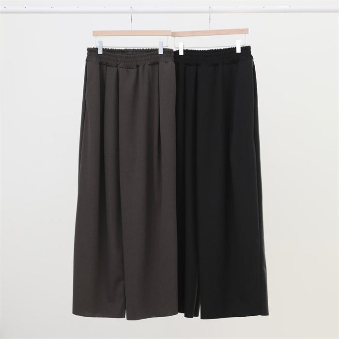 강물처럼/해당없음 강물처럼 [강물처럼]빅사이즈사랑해요 K563L301 밴딩와이드핏심플팬츠 TG (9483328A)