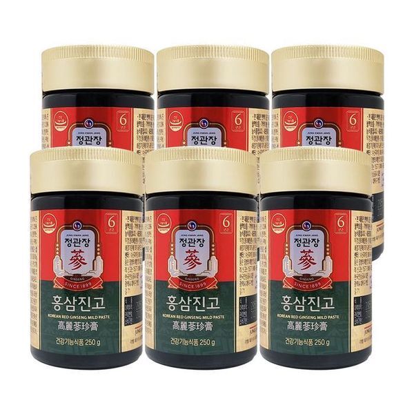 주식회사 셀러허브_레이틀리 하프클럽(식품) [하프클럽/기타]정관장 홍삼진고 250g 6개 Ss