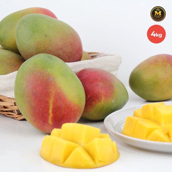 프리미엄 페루 生 애플망고 4kg (8-12과)