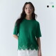 [LBL]26 SUMMER 프렌치린넨 블렌디드 레이스 반팔 니트