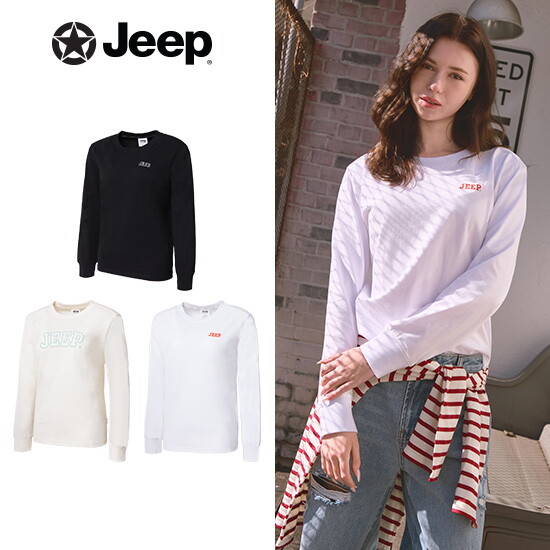[지프](JEEP) 26SS 여성 긴팔티셔츠 3종