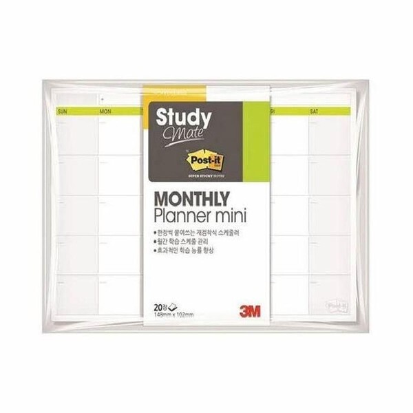셀러허브(하프클럽) [하프클럽/셀러허브_여성트랜드패션]3M 파츠 포스트잇 먼슬리 미니 플래너 660(