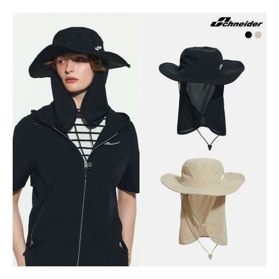 [슈나이더]■O 슈나이더 26SS 남녀공용 타슬란 UV 프로텍트 모자 1종