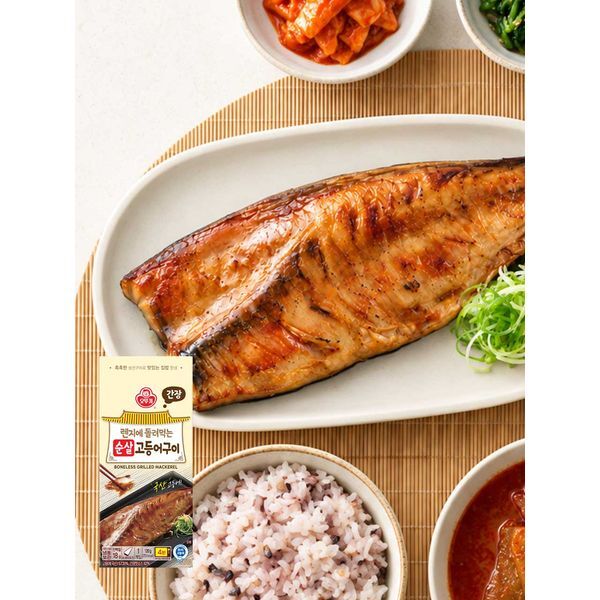 오뚜기 [하프클럽/오뚜기]오뚜기 렌지에 돌려먹는 순살 고등어구이 간장 120g 10개