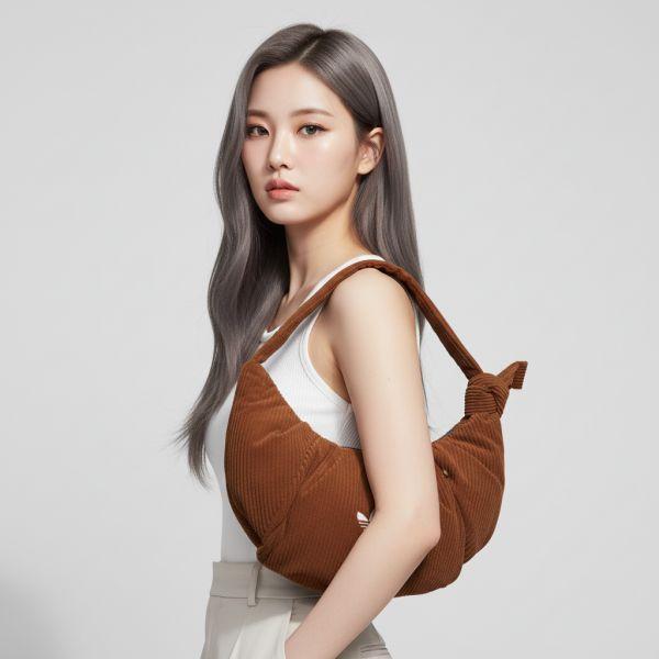 아디다스 아디다스 아디다스 코듀로이 버전 라지 사이즈 오리지널스 클라우드 숄더 백 PREBRN KT0860