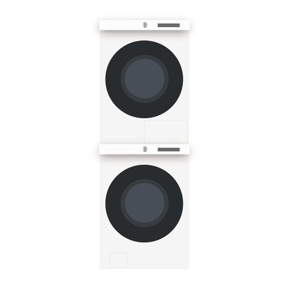 삼성전자(주) 삼성전자 비스포크 그랑데 AI WF24CB8850BW + AI DV20CB8800BW 세탁건조기세트-킴스