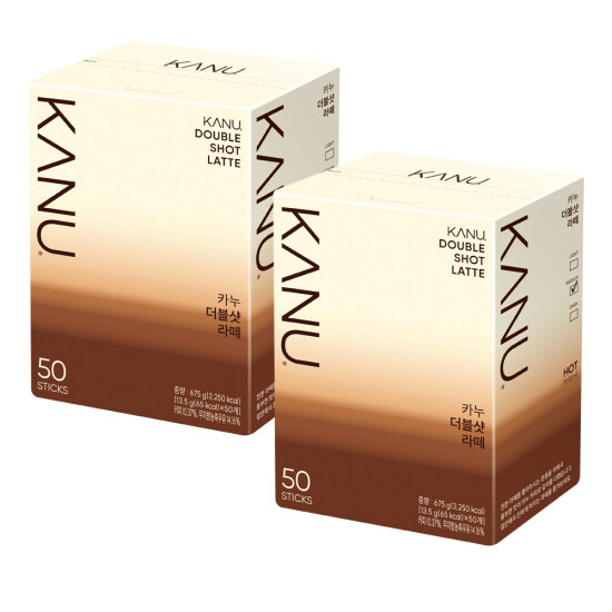 [카누]맥심카누 더블샷라떼 50T+50T