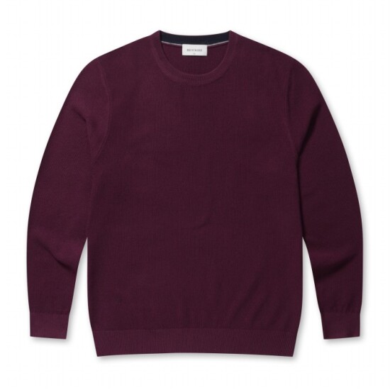 [브렌우드][BRENTWOOD] [essentials] 워셔블 라운드넥 스웨터_BIWAA23151PPX