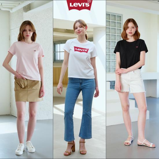 [리바이스](LEVIS) 26SS 여성 시그니처 로고 반팔 티셔츠 3종