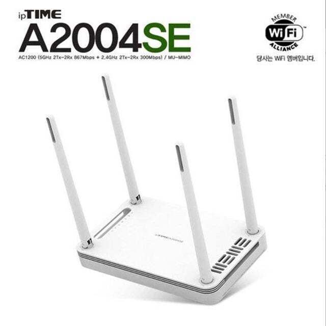 이에프엠네트웍스 오너클랜 .아이피타임 기가비트 유무선 공유기 4포트 A2004SE