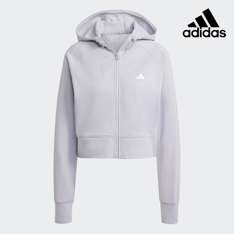 아디다스(퍼포먼스) 여성 에어로레디 게임앤고 풀집업 후드 자켓/W GG FZ HD IX5066