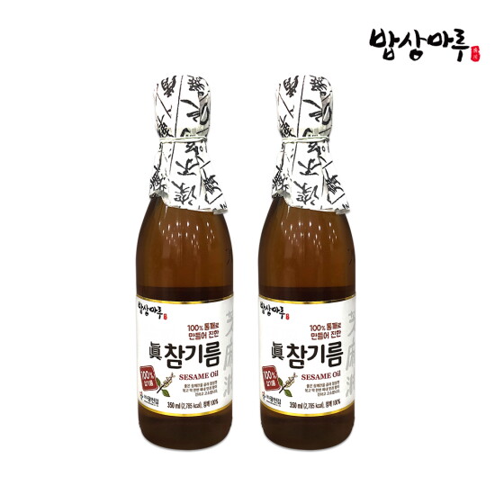 [밥상마루][밥상마루] 통깨100% 참기름 350ml 1+1