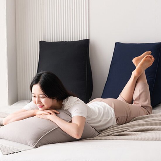 [삼익가구] 이브 삼각 등받이쿠션 헤드쿠션(미니)
