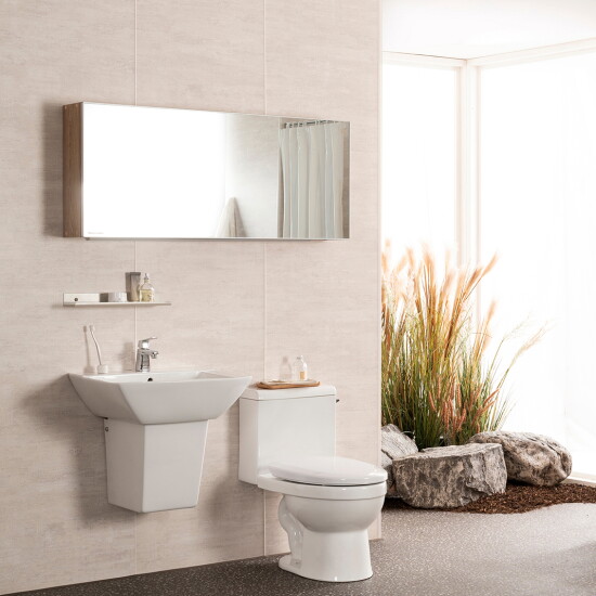 [한샘]★4/19~21 7만상품권★한샘 이지바스3 아이보리 낭트 소형욕실