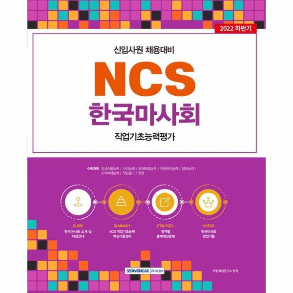 웅진북센 2022 NCS 한국마사회 직업기초능력평가