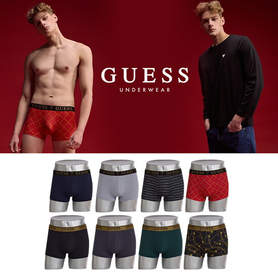 [게스 언더웨어]게스 GUESS 남성 골드에디션 드로즈 8종 + 긴팔티 1종