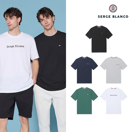 [세르즈블랑코]O 세르즈블랑코 25SS 남성 반팔티 5종
