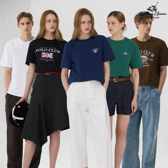 [RCBPC]■O RCB POLO CLUB 26SS 남녀공용 소로나 반팔 티셔츠 5종(R606)