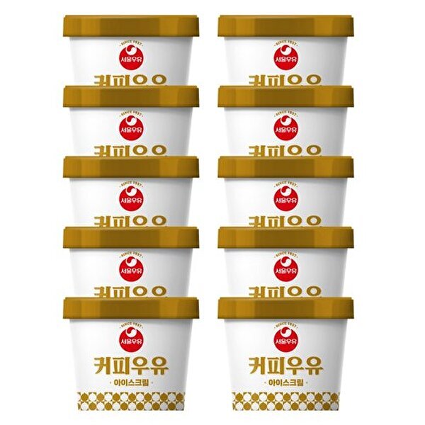 서울우유 [하프클럽/서울우유]서울우유 커피우유 아이스크림 100mlx10개