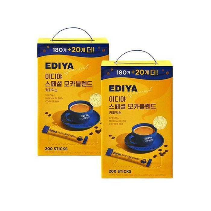 셀러허브 식품 무료배송 이디야 스페셜 모카 블랜드믹스 200티 2개