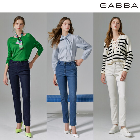 [가바]GABBA 24SS 헤리티지 스트레이트핏 여성 데님 3종