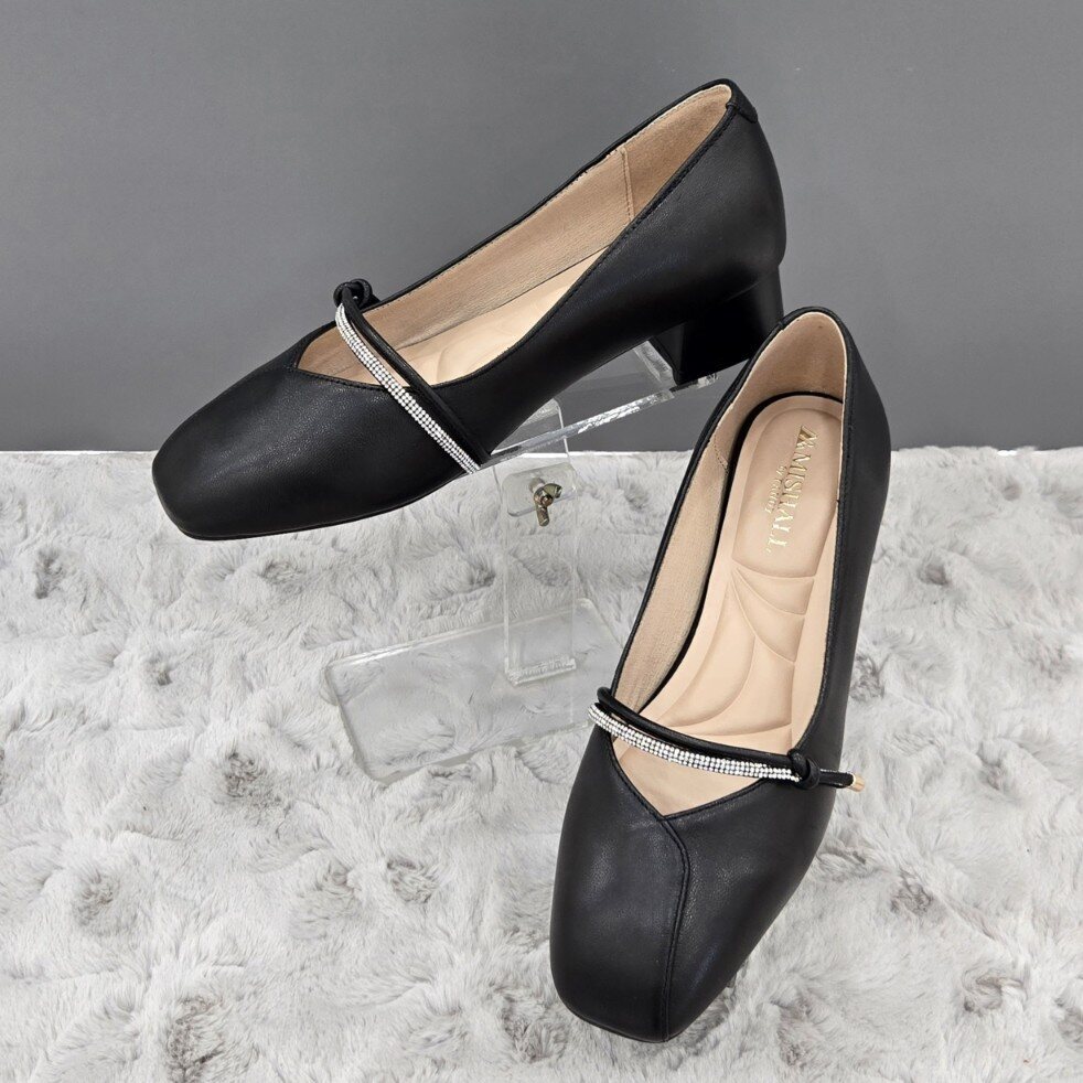 미셸 탠디 (패플) [탠디]보석 스트랩 펌프스 X2HS50SP27 G-BLACK 2SD JJ