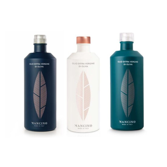 [만치노]mancino 그라비스텔리 유기농 엑스트라 버진 올리브오일 500ml, 3병