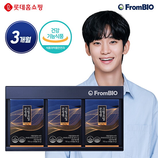 [프롬바이오]□[3개월] 관절엔 크릴오일 (750mg x 60정 x 3박스)