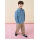 [빈폴키즈][빈폴키즈] [Essential] 데님 셔츠  스카이 블루 (BI6164UE2Q)