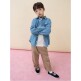 [빈폴키즈][빈폴키즈] [Essential] 데님 셔츠  스카이 블루 (BI6164UE2Q)