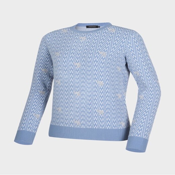 와이드앵글 CO 올오버 모노그램 라운드 풀오버 LWWU24K72