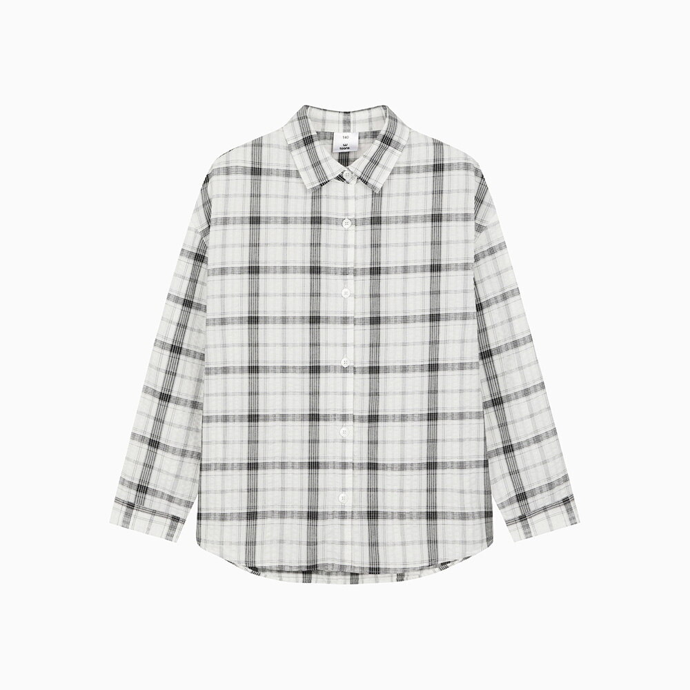 브랜디드라이프스타일코리아㈜ 행텐주니어 (패플) [행텐틴즈]행텐틴즈 여아 시어서커 체크 셔츠_003(14570-120-404-68)